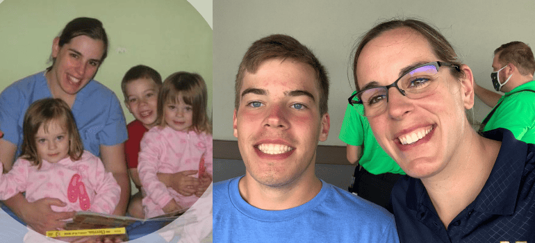 Dr. McCluskey with family