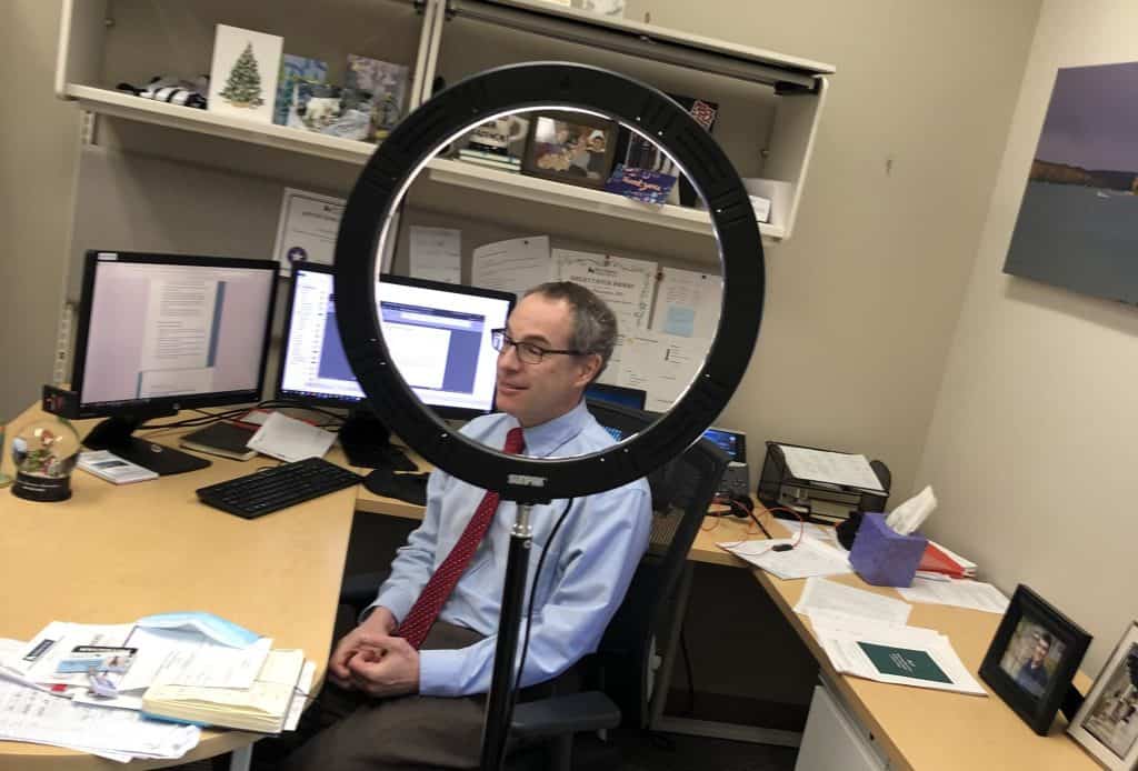 Dr. Jeffrey Weinstein during interview