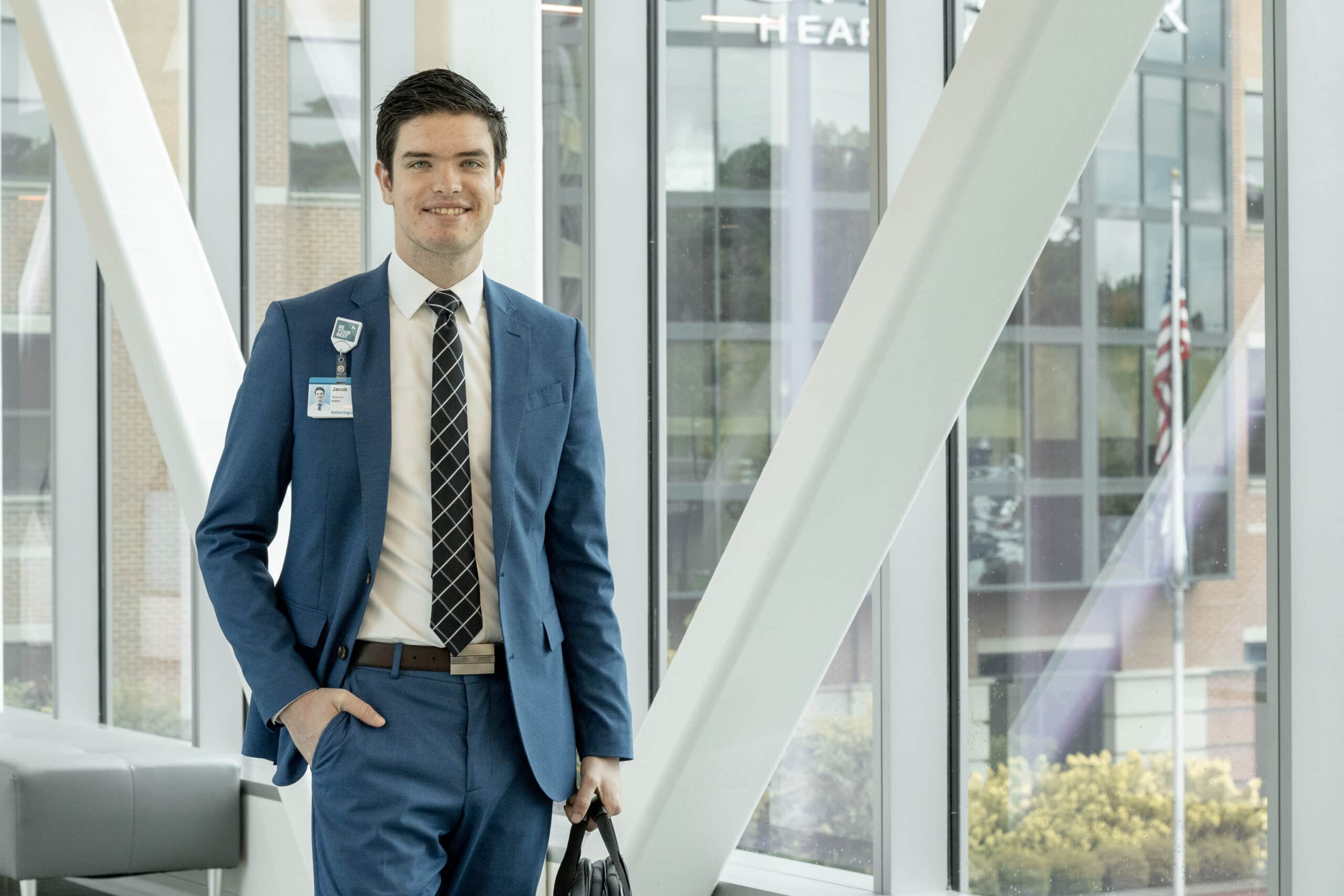 Male pharmacist and female pharmacist working in a drugstore
