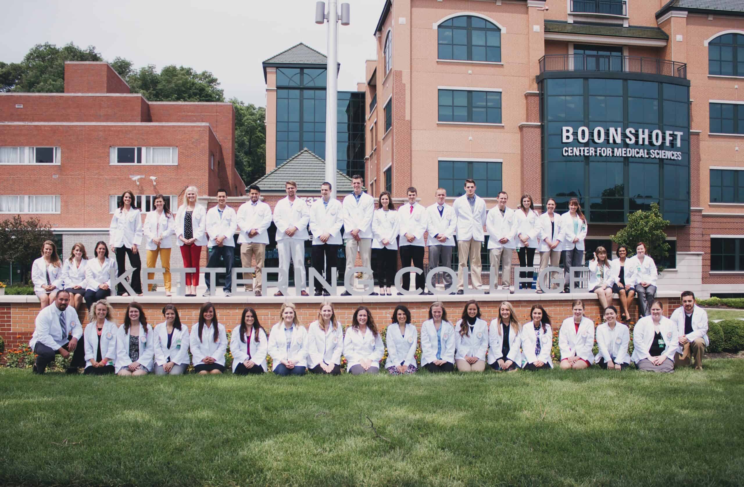 Kettering College Student group photo