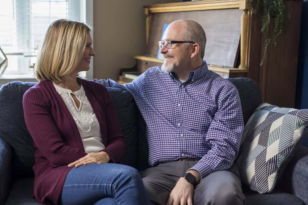 Michael McKay with his wife