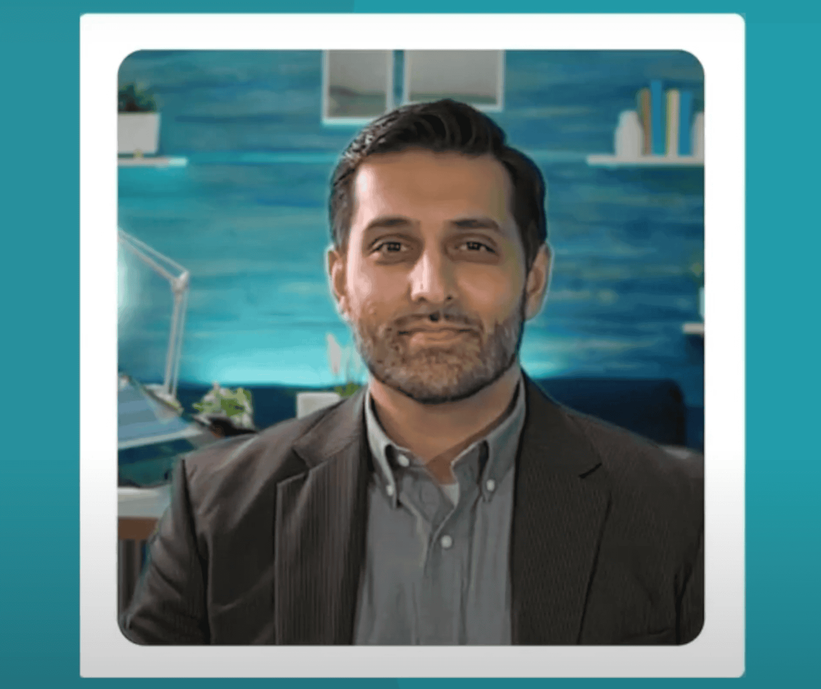 Dr. Jafri during a health chat.