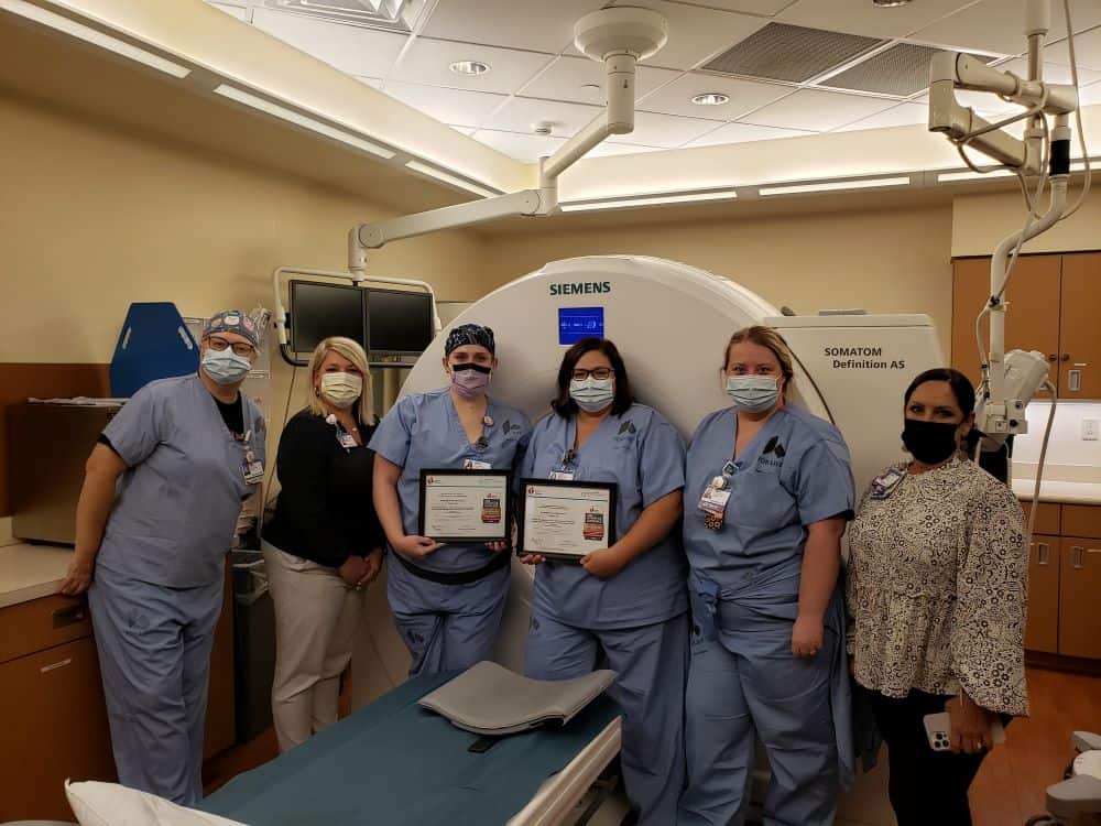 Kettering Health employees accept stroke award