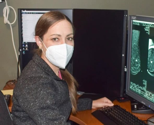 Dr. Musser looking into camera