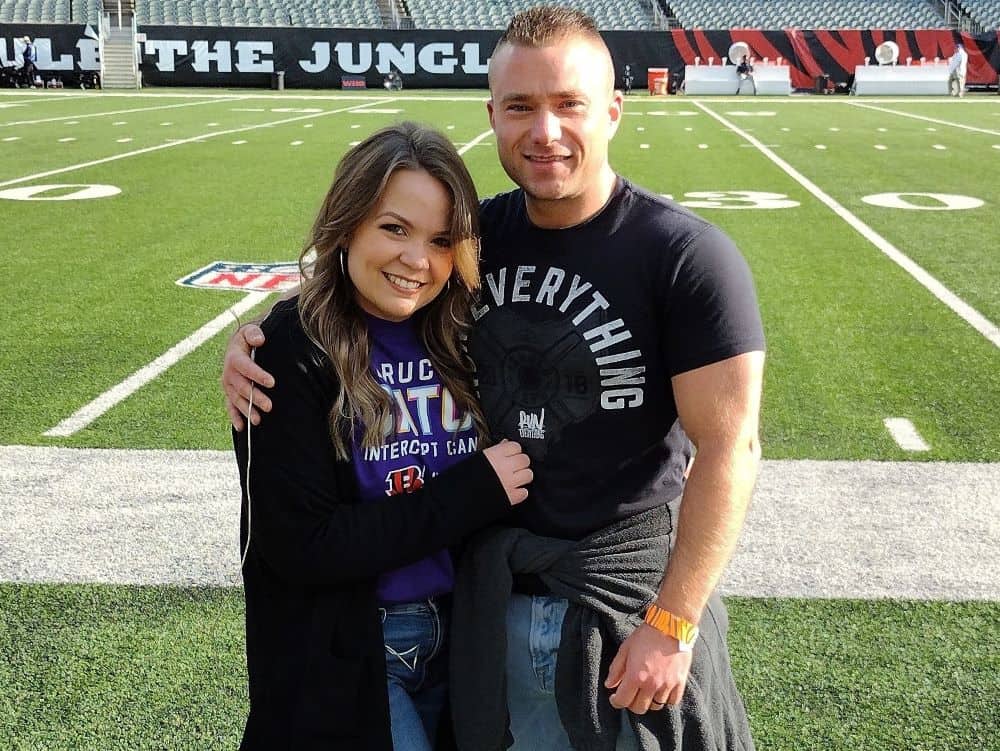 Jami Holbrook at Paycor Stadium to sing the National Anthem
