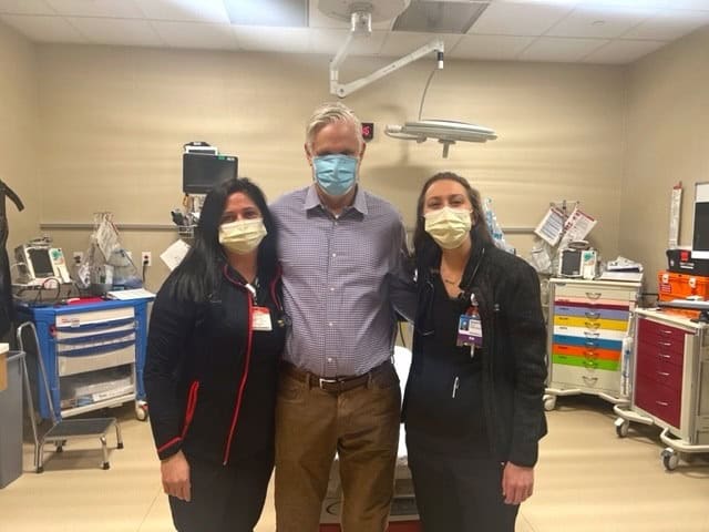 Steve Larger in Emergency Department