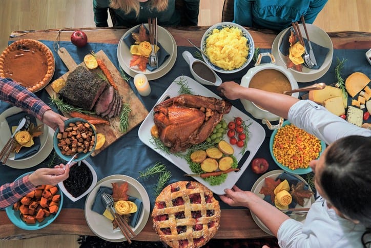 Holiday Dinner Table