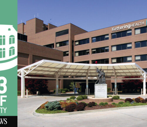 Kettering Health Hamilton with the 2023 Best of Butler County Logo