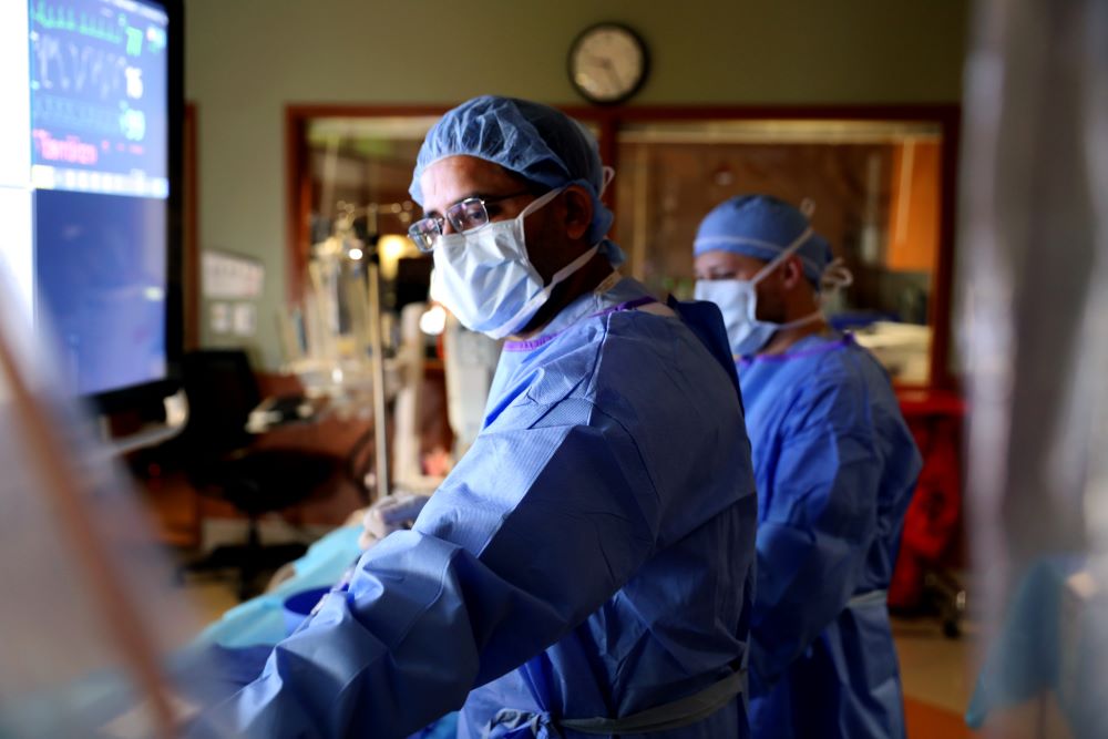 Dr. Akil Patel in OR