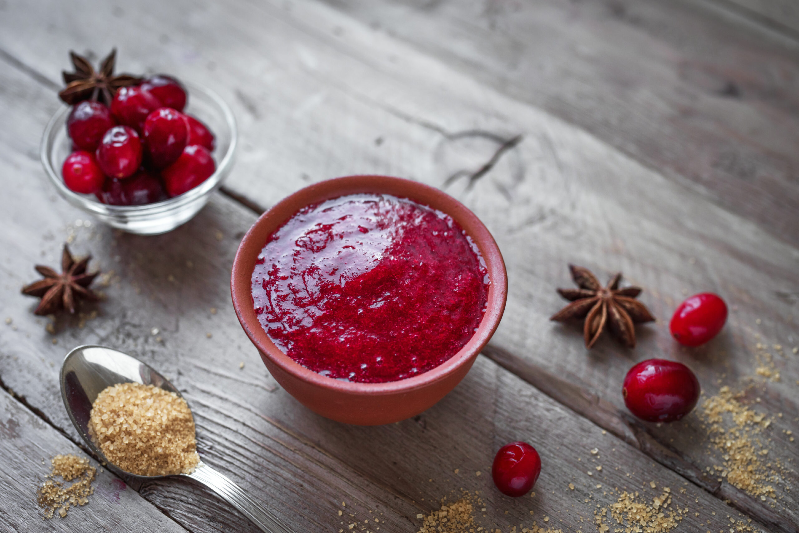 Canberry ginger chutney