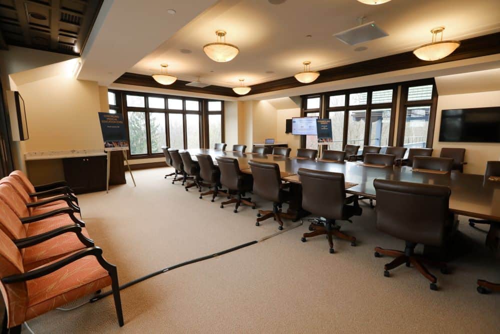 Board room at the Center for Clinical Innovation