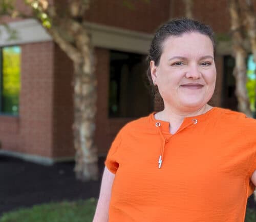 Dr. Kali Hollingsworth smiling outside