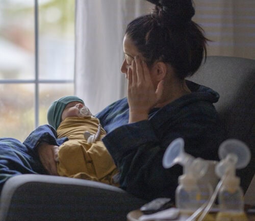 Mother Experiencing Postpartum