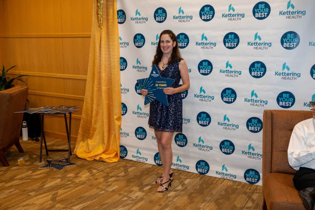 Attendees enjoying An Evening With Our Stars reception