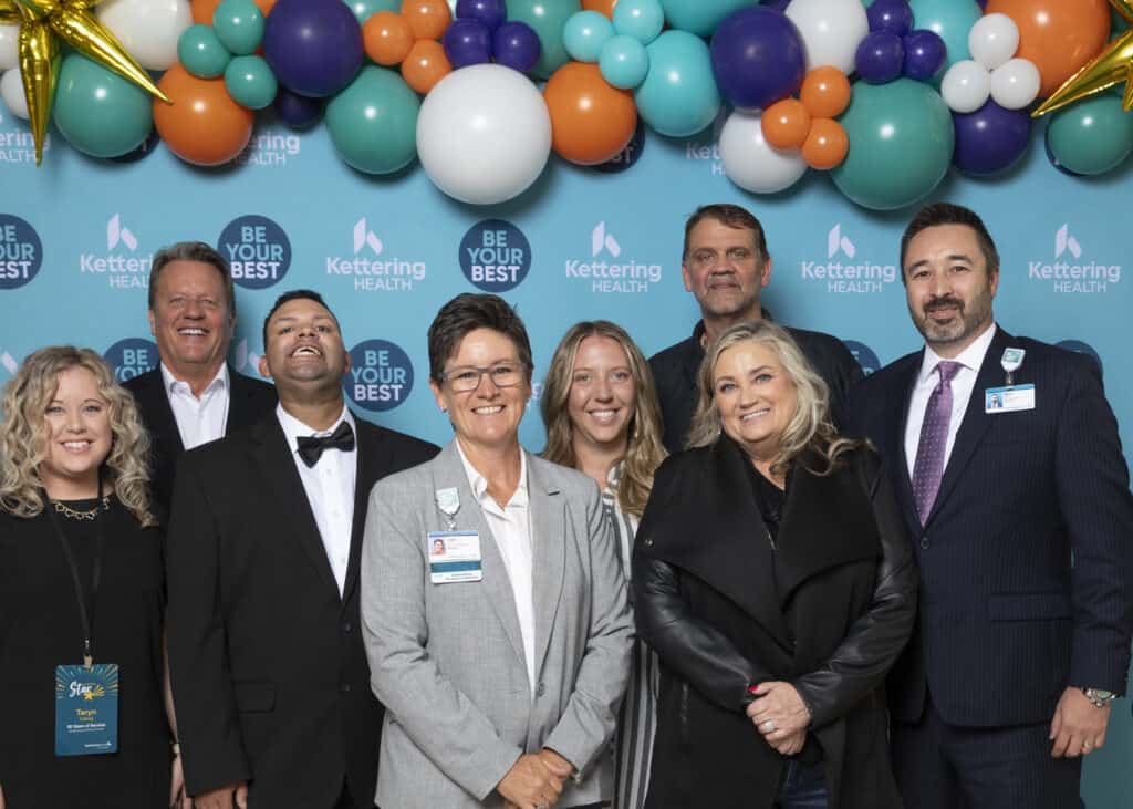 Attendees enjoying An Evening With Our Stars reception