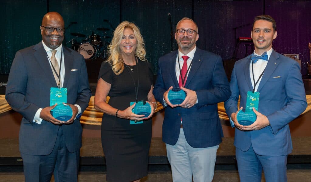 OHA Award nominees holding their awards