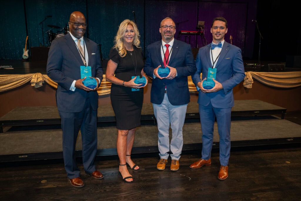 OHA Award nominees holding their awards